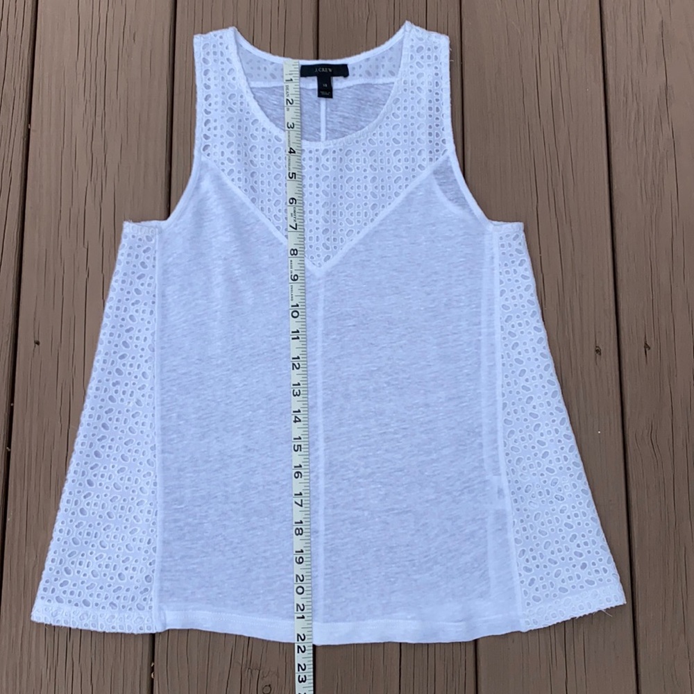 J. Crew eyelet top size XS